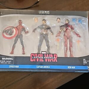 Captain America Spiderman Iron Man